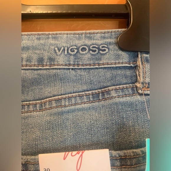 Vigoss Joni Cuff wide leg crop jeans NWT women’s size 10/30. - Picture 8 of 11